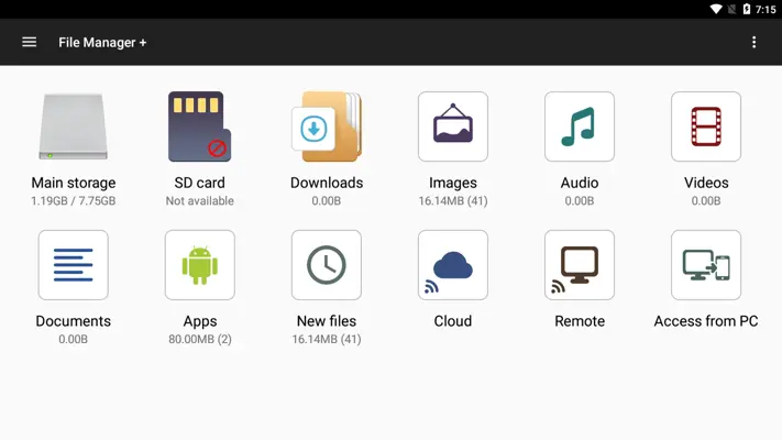 File Manager + android App screenshot 0